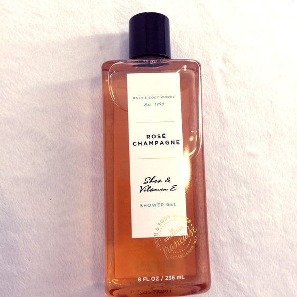 bath and body works other bath body works rose champagne shower gel rose champagne bath and body works
